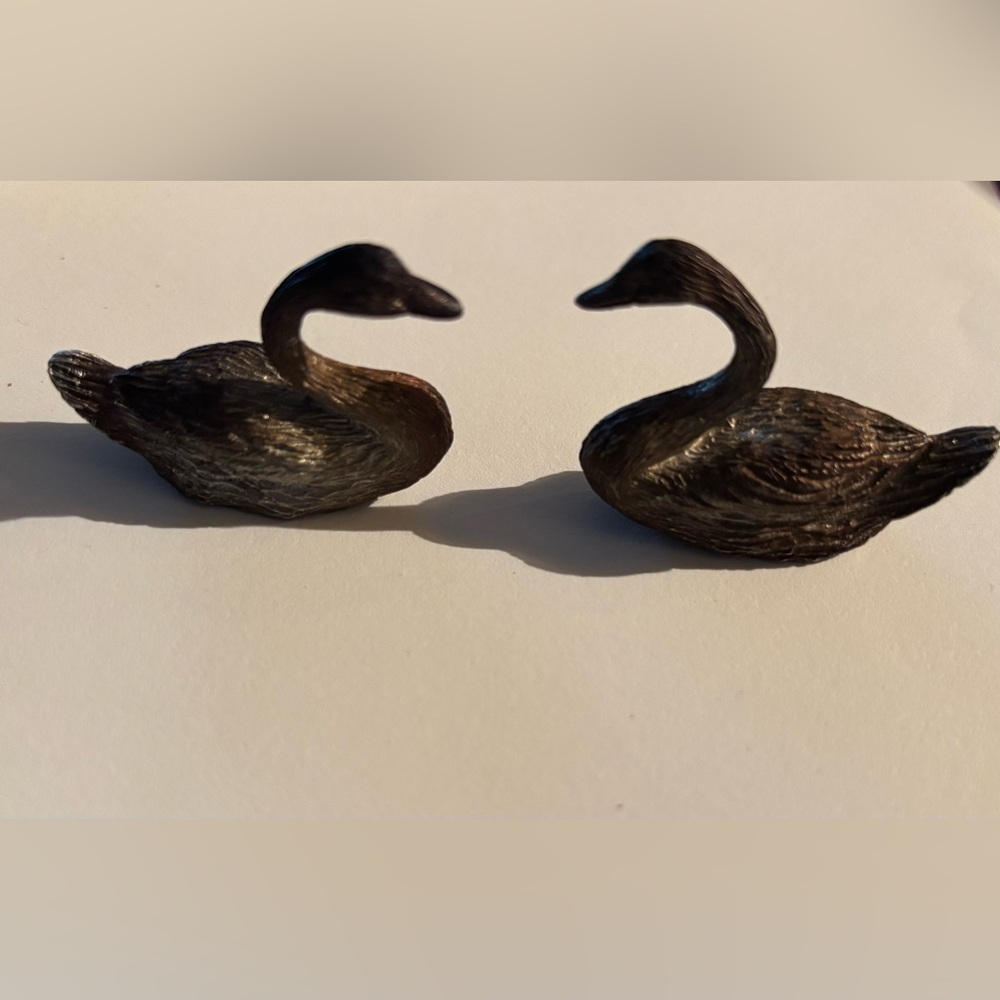 Vintage Spoontique Pewter Swan